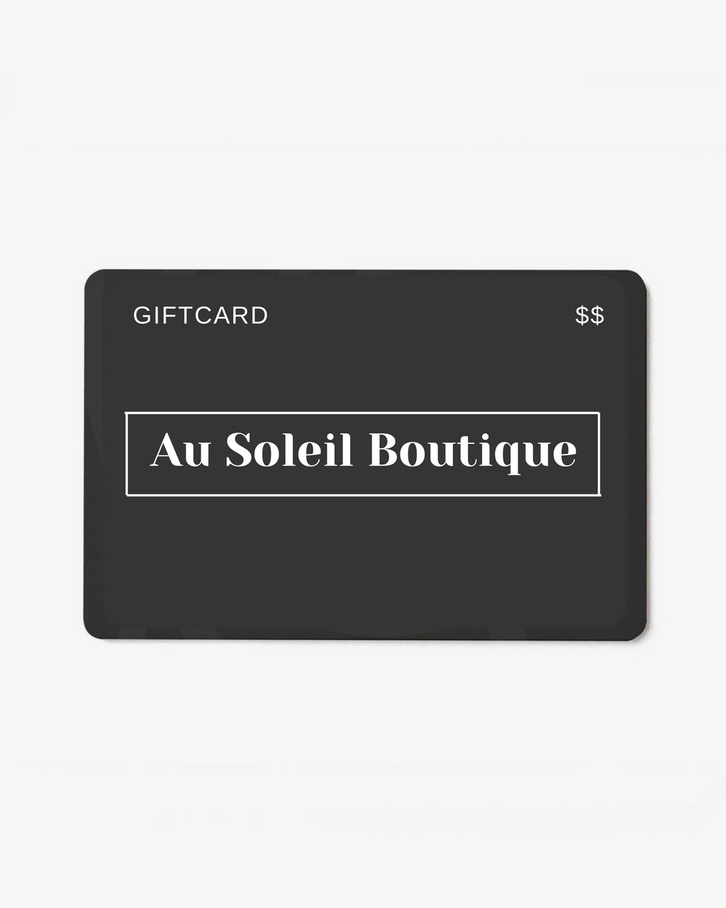 AU SOLEIL GIFT CARD