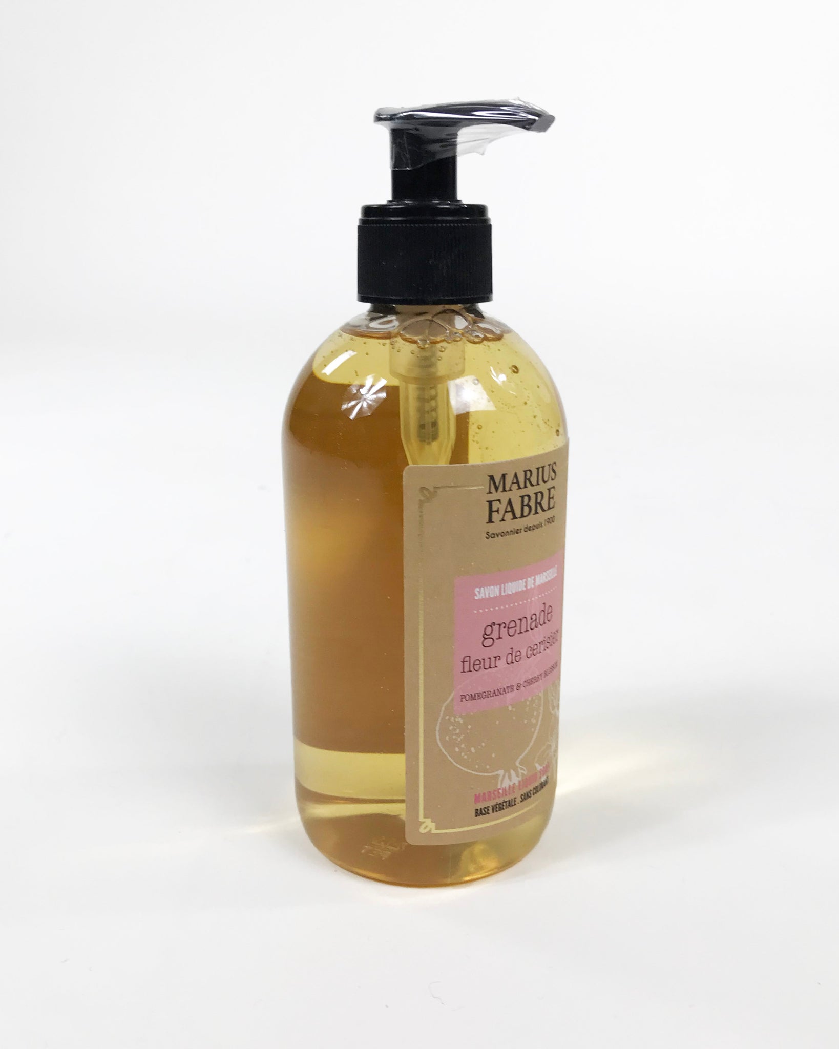 Marseille liquid soap - Cherry blossom and Pomegranate fragrance